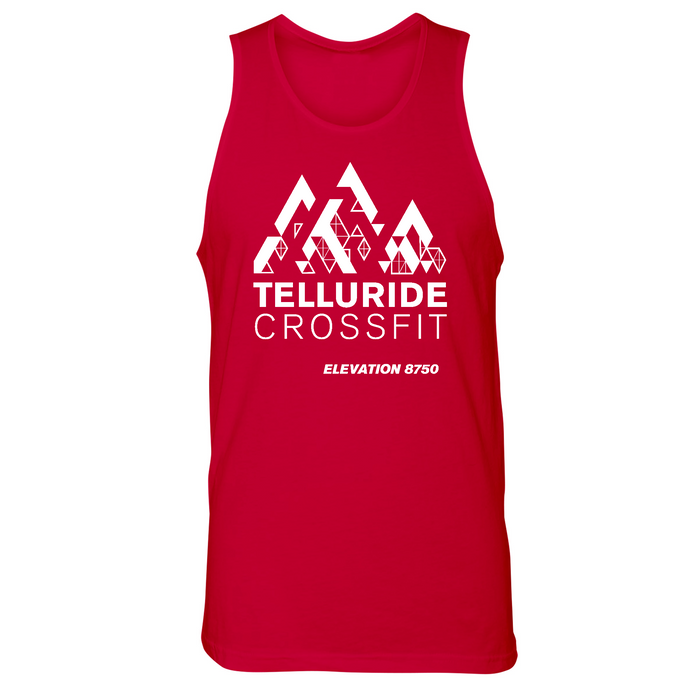 Mens Small Red Style_Tank Top