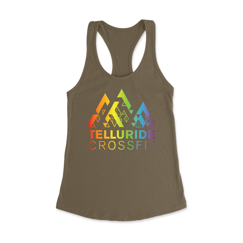 Womens X-Small Military Green Style_Tank Top