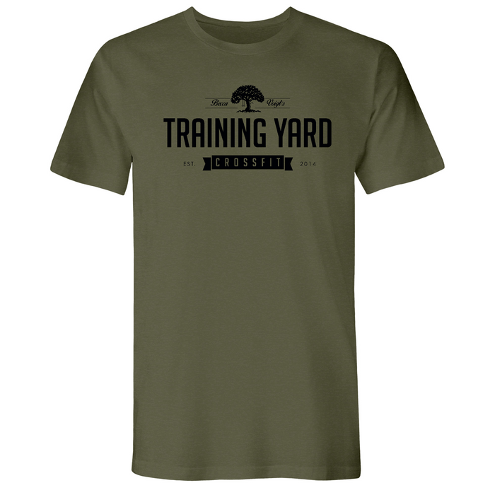 Mens Small Military Green Style_T-Shirt