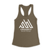 Womens X-Small Military Green Style_Tank Top