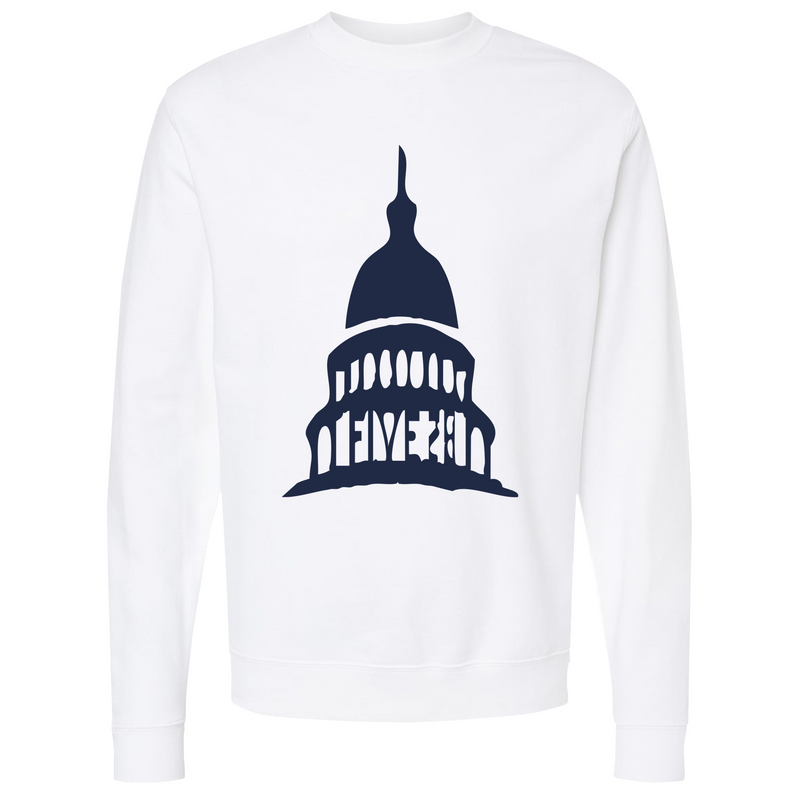 Mens Small White Style_Sweatshirt