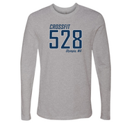 Mens Small Heather Gray Style_Long Sleeve