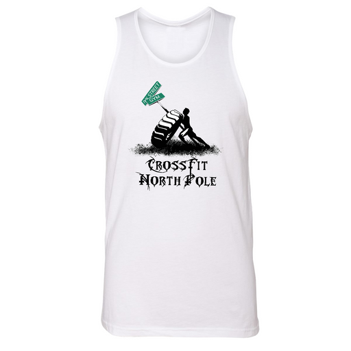 Mens Small White Style_Tank Top