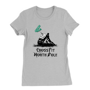 Womens Small Solid Athletic Grey Style_T-Shirt