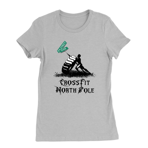 Womens Small Solid Athletic Grey Style_T-Shirt