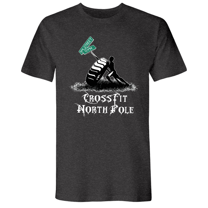 Mens Small Heather Heavy Metal Style_T-Shirt