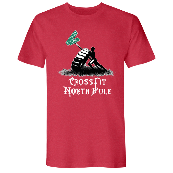 Mens Small Red Style_T-Shirt