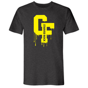 Mens Small Heather Heavy Metal Style_T-Shirt