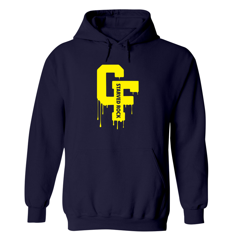 Mens Small Classic Navy Style_Hoodie