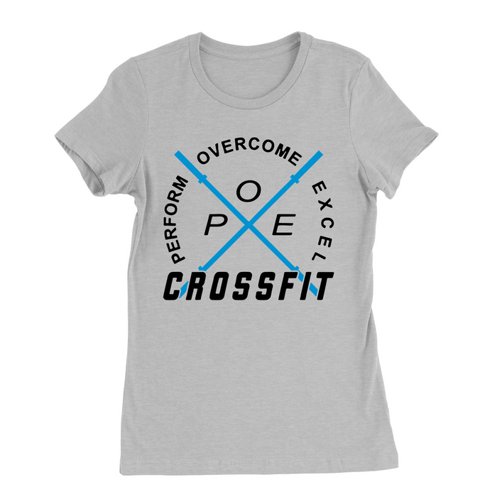 Womens Small Solid Athletic Grey Style_T-Shirt