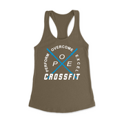 Womens X-Small Military Green Style_Tank Top