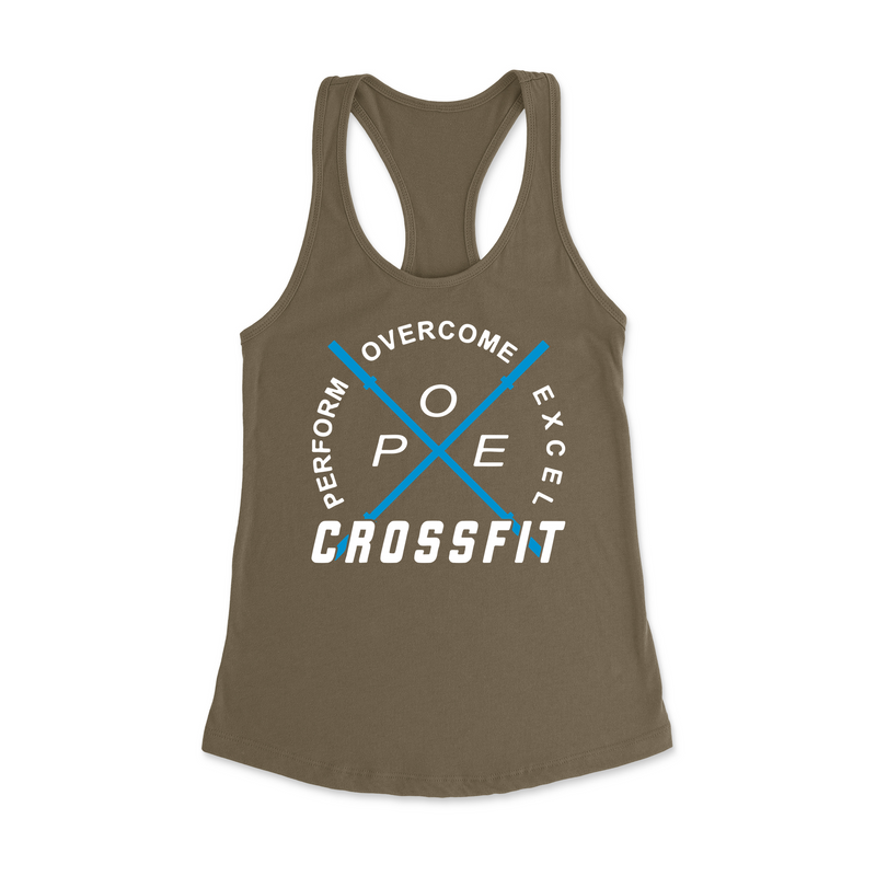 Womens X-Small Military Green Style_Tank Top