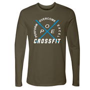 Mens Small Military Green Style_Long Sleeve