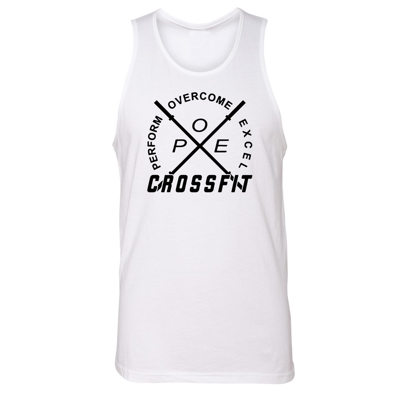 Mens Small White Style_Tank Top