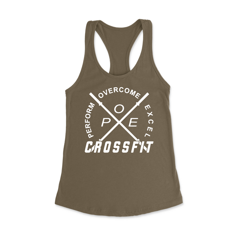 Womens X-Small Military Green Style_Tank Top