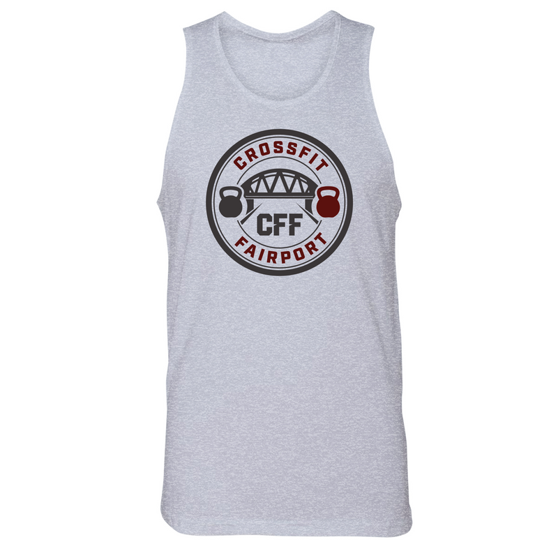 Mens Small Heather Gray Style_Tank Top