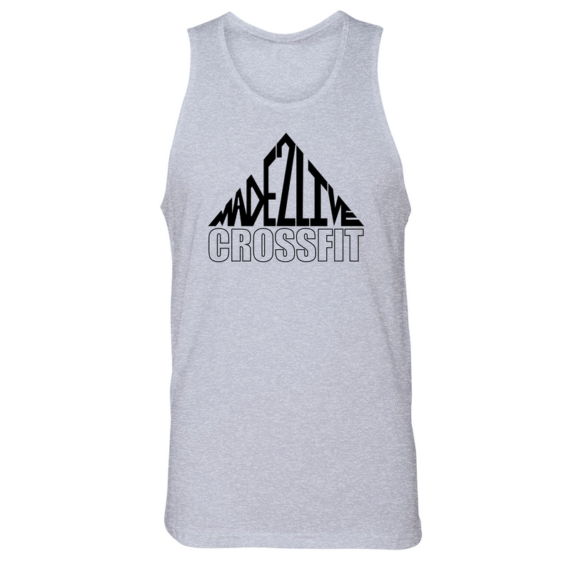 Mens Small Heather Gray Style_Tank Top