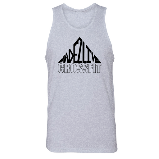 Mens Small Heather Gray Style_Tank Top