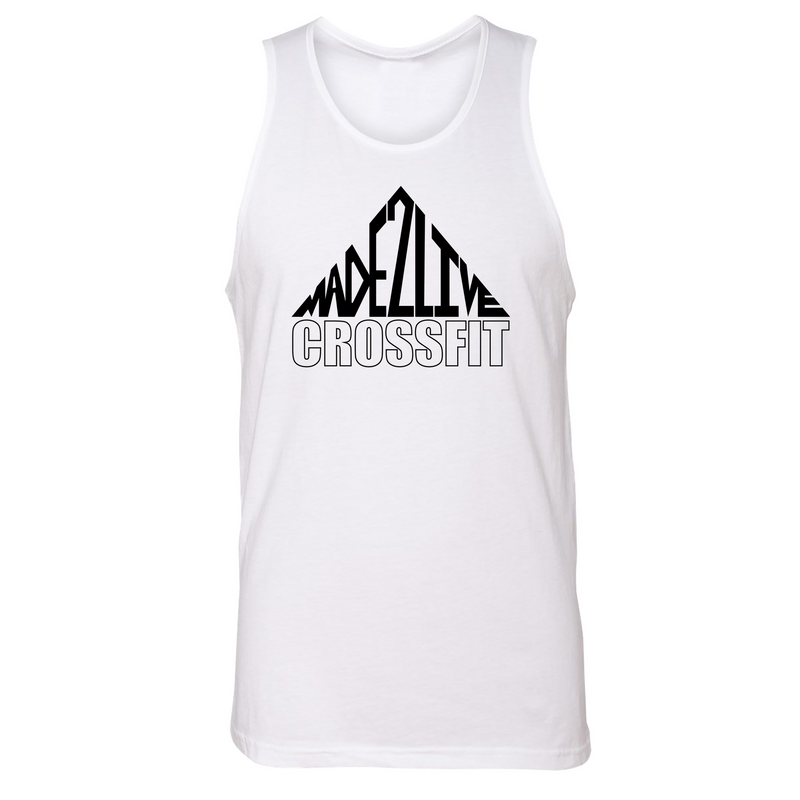 Mens Small White Style_Tank Top