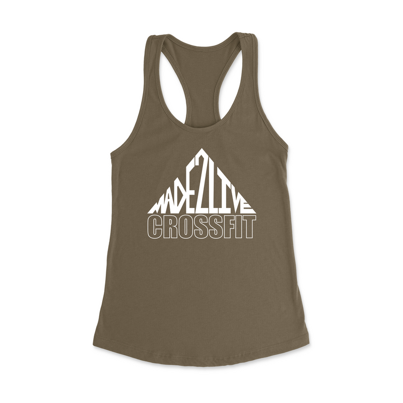 Womens X-Small Military Green Style_Tank Top