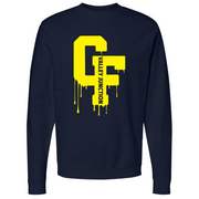 Mens Small Classic Navy Heather Style_Sweatshirt