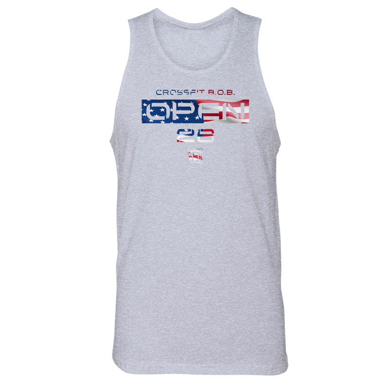 Mens Small Heather Gray Style_Tank Top