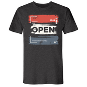 Mens Small Heather Heavy Metal Style_T-Shirt