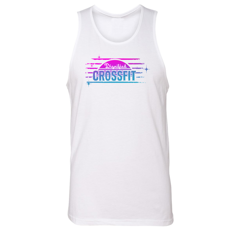 Mens Small White Style_Tank Top