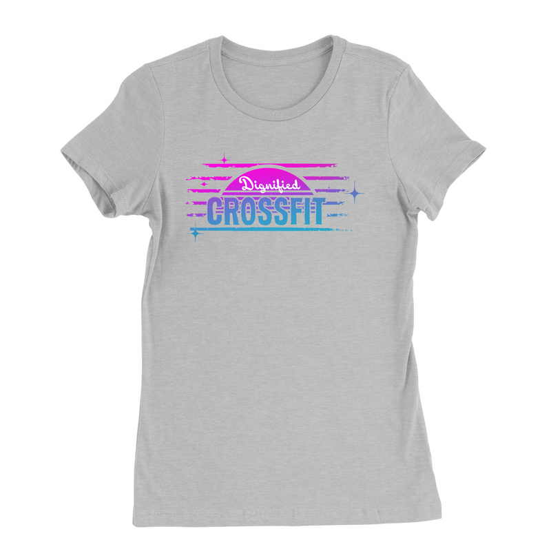Womens Small Solid Athletic Grey Style_T-Shirt