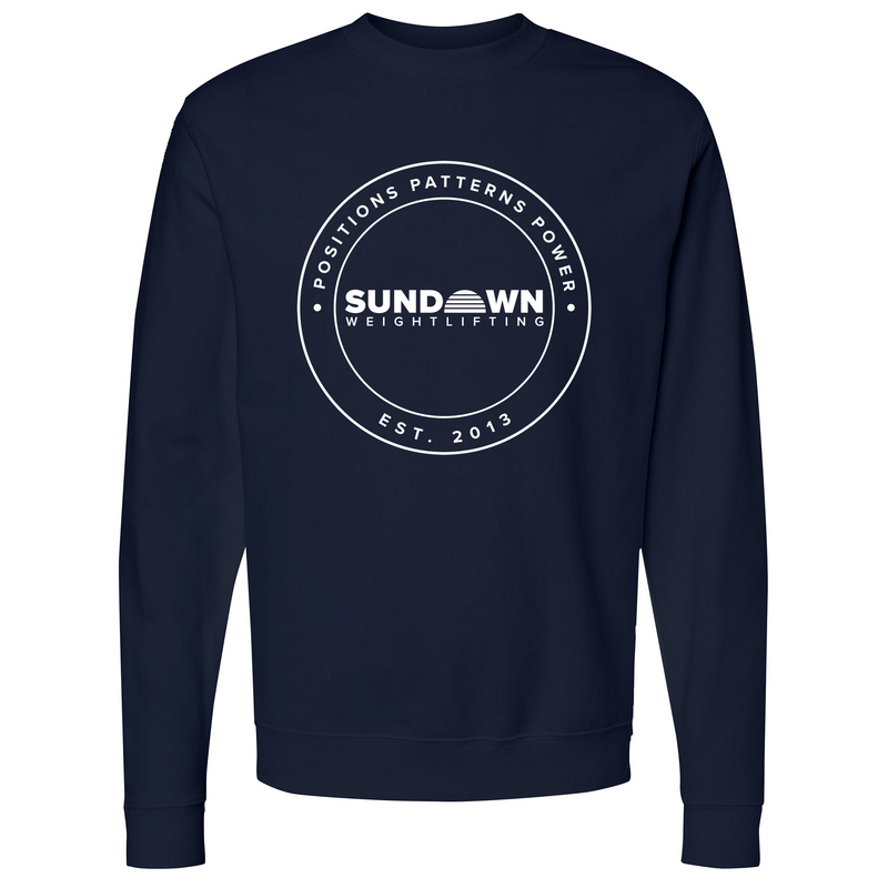 Mens Small Classic Navy Heather Style_Sweatshirt