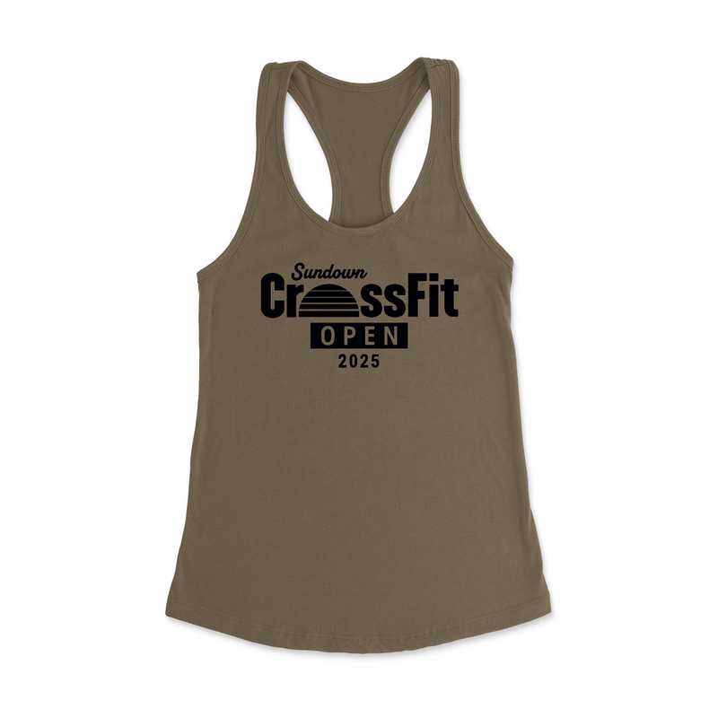Womens X-Small Military Green Style_Tank Top
