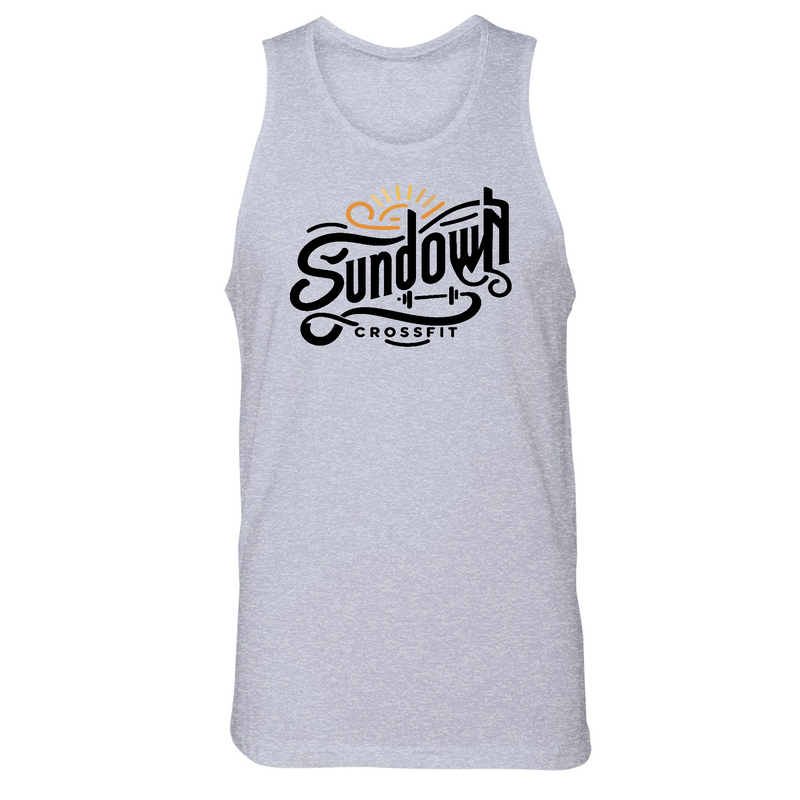 Mens Small Heather Gray Style_Tank Top