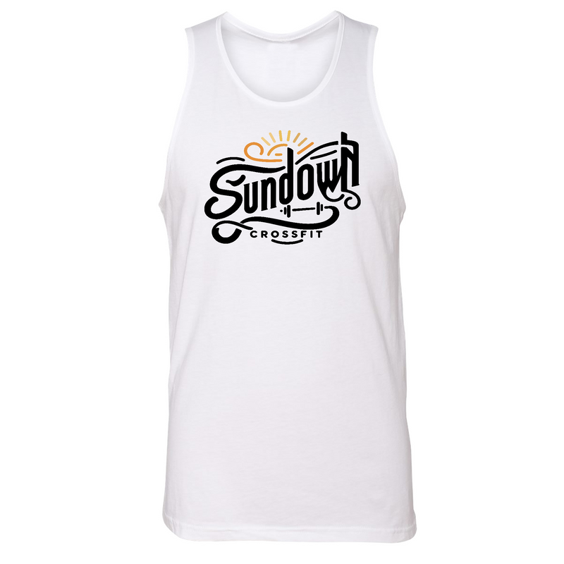 Mens Small White Style_Tank Top