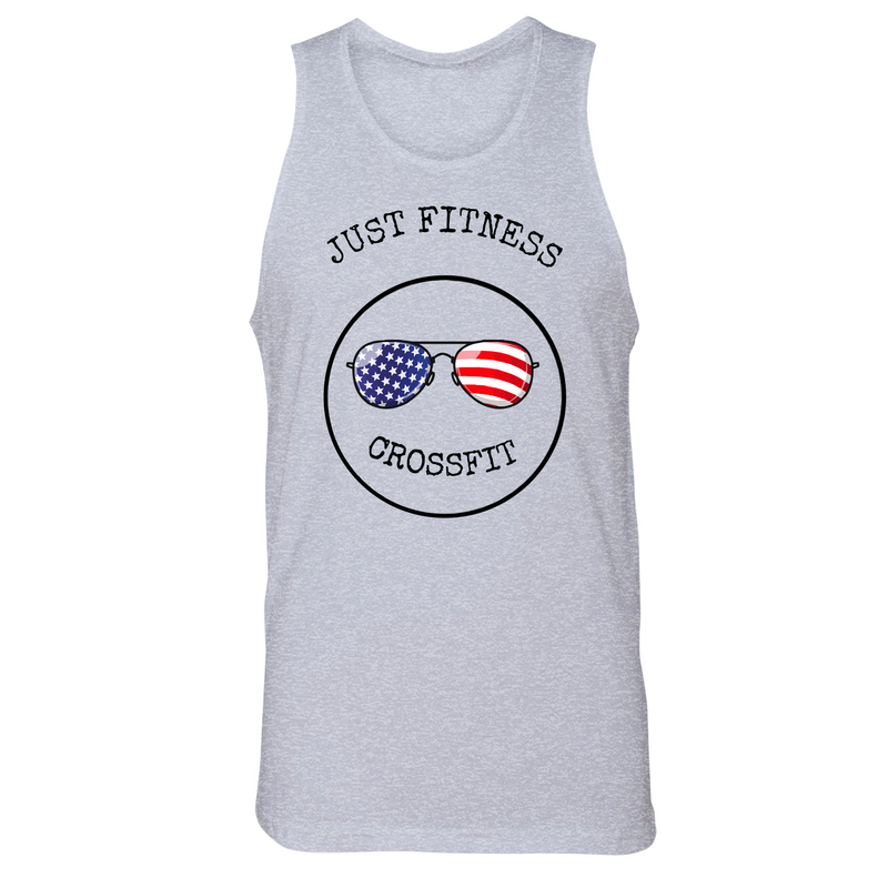 Mens Small Heather Gray Style_Tank Top
