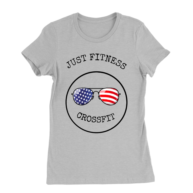 Womens Small Solid Athletic Grey Style_T-Shirt