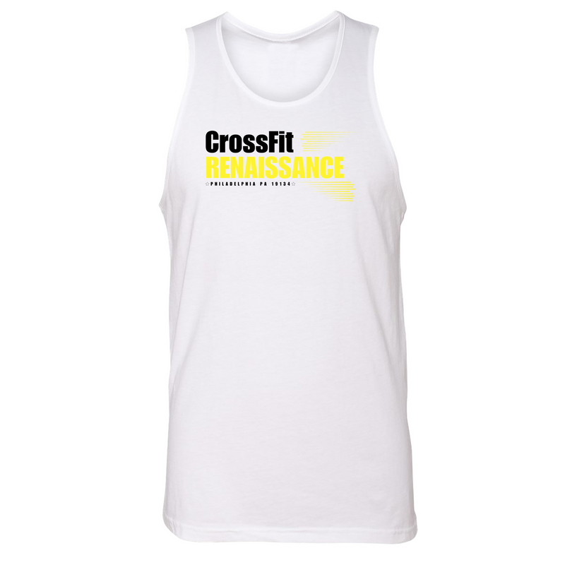Mens Small White Style_Tank Top