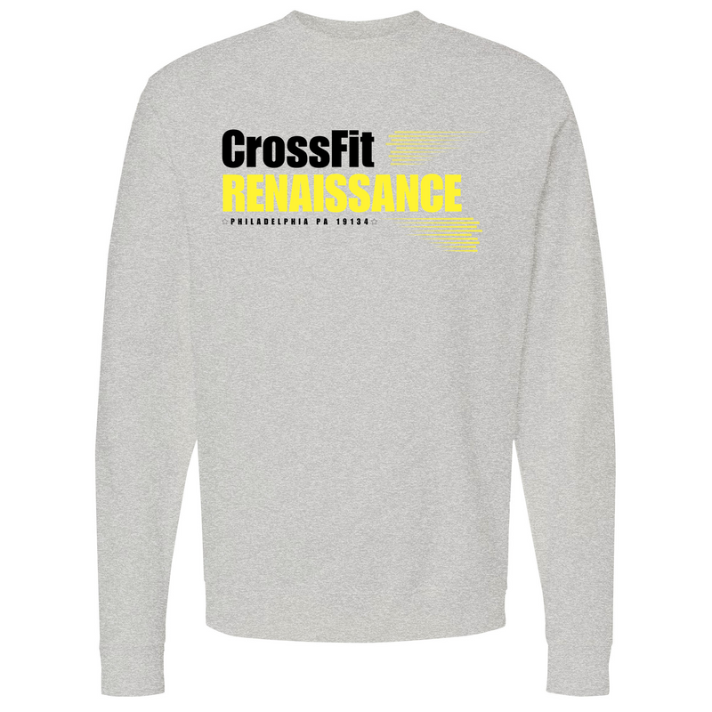 Mens Small Grey Heather Style_Sweatshirt