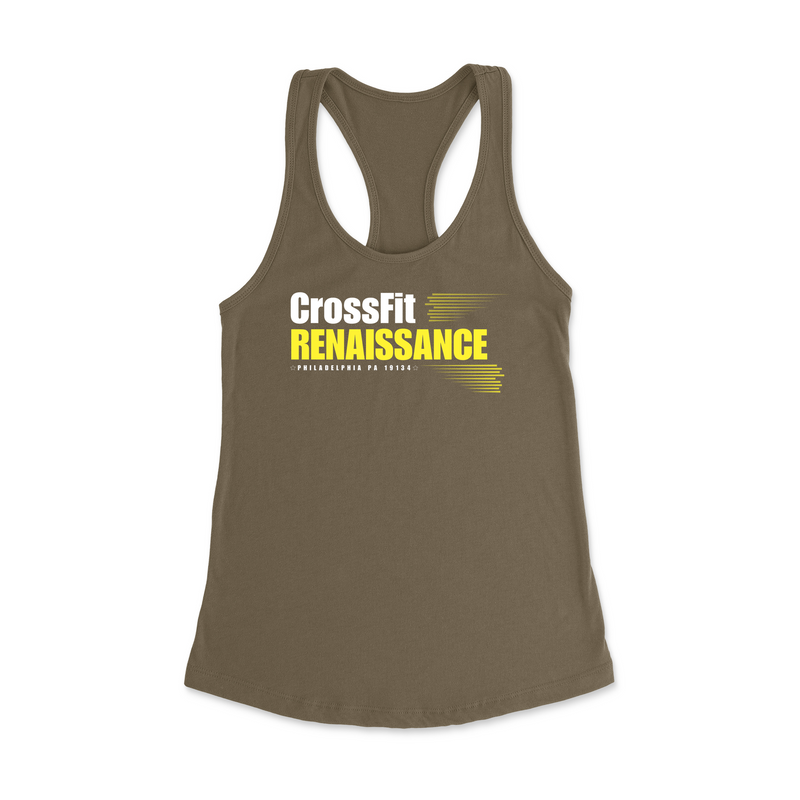 Womens X-Small Military Green Style_Tank Top