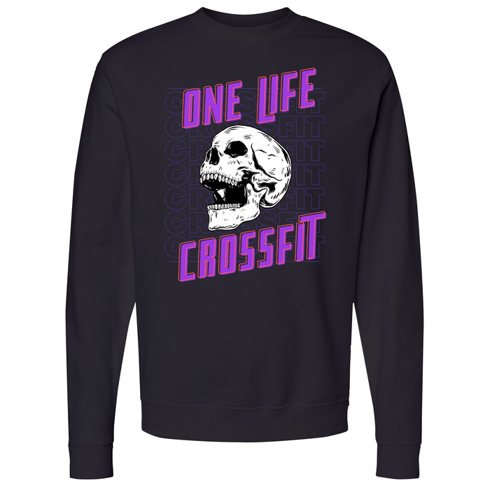 One Life CrossFit Skull Mens - Crewneck