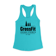 Womens X-Small Tahiti Blue Style_Tank Top