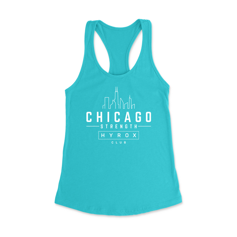 Womens X-Small Tahiti Blue Style_Tank Top