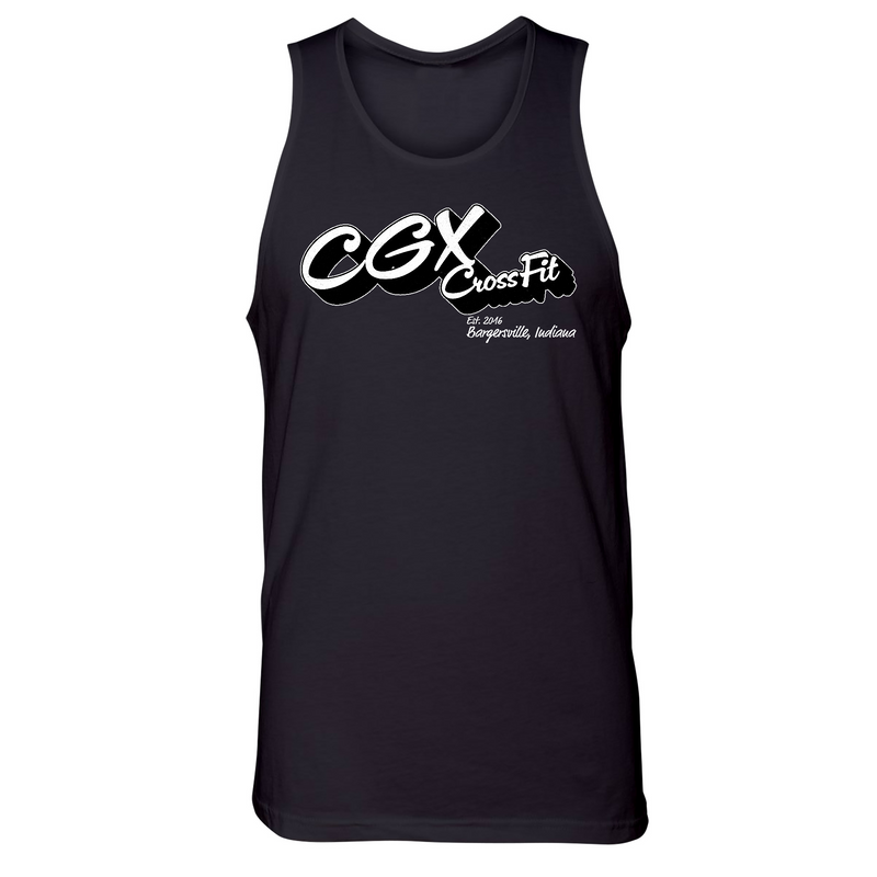 Mens Small Black Style_Tank Top
