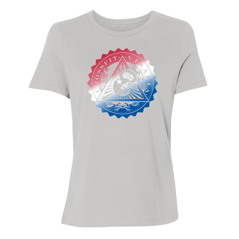Womens Small Solid Athletic Grey Style_T-Shirt