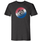 Mens Small Heather Heavy Metal Style_T-Shirt