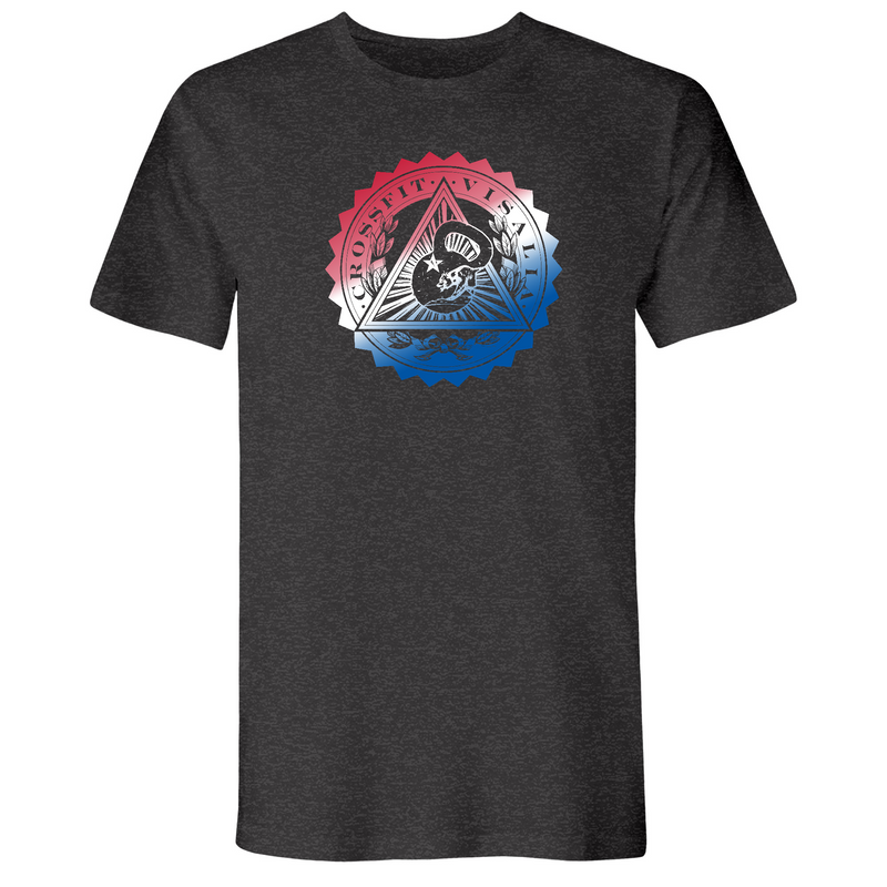 Mens Small Heather Heavy Metal Style_T-Shirt