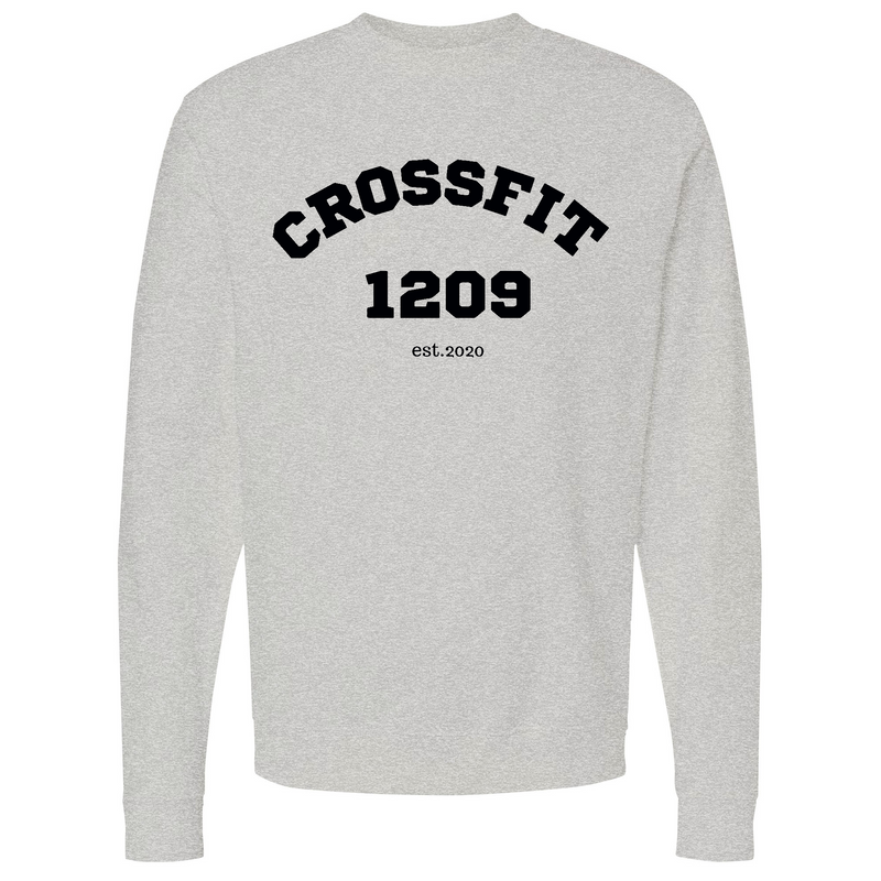 Mens Small Grey Heather Style_Sweatshirt