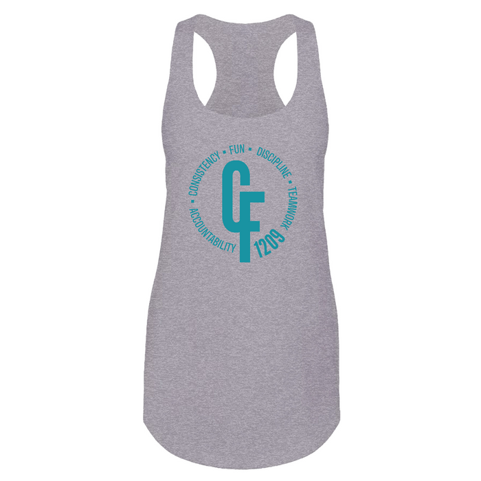 Womens Small Heather Gray Style_Tank Top