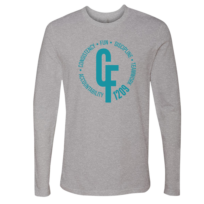 Mens Small Heather Gray Style_Long Sleeve