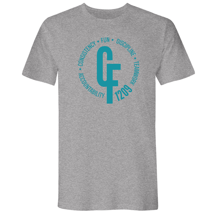 Mens Small Dark Heather Gray Style_T-Shirt