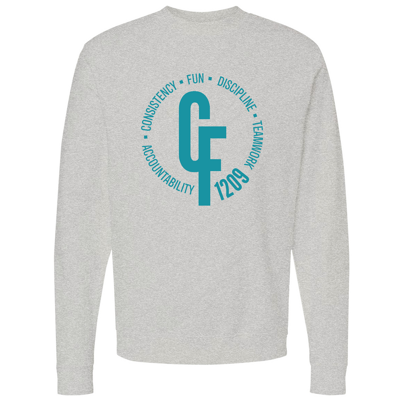 Mens Small Grey Heather Style_Sweatshirt